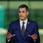 El presidente del Gobierno, Pedro Sánchez