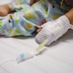 Niño hospitalizado