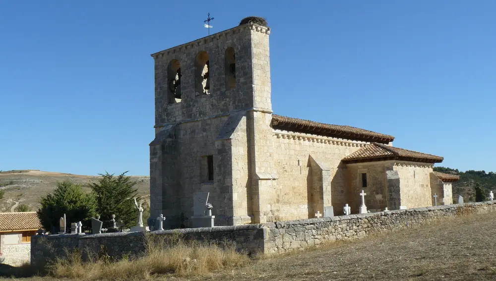 Iglesia de San Mamés, en Villatuelda