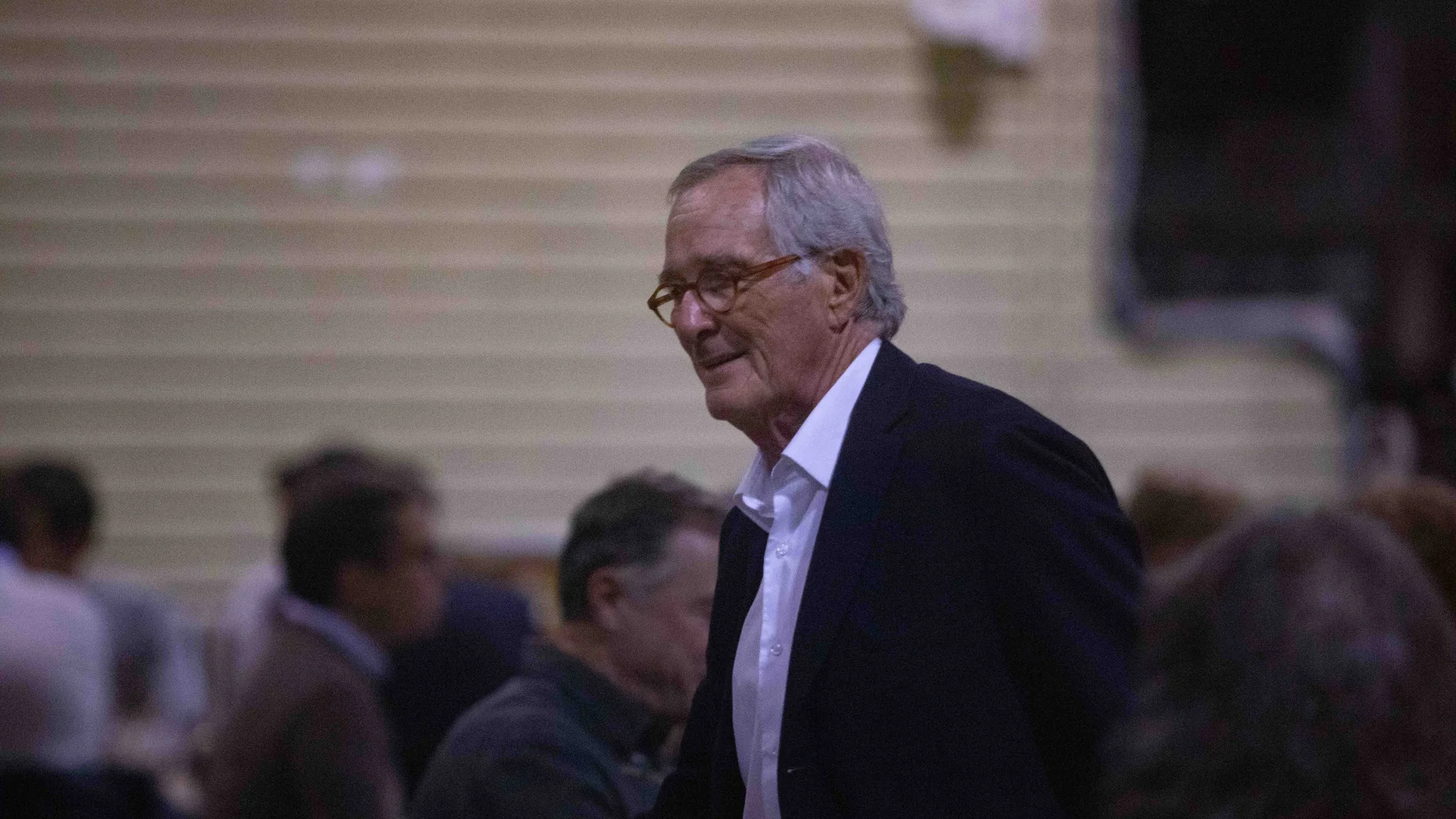 El exalcalde de Barcelona de CiU, Xavier Trias, anuncia su decisión de presentarse a la alcaldía de Barcelona durante la cena de la federación de Junts, a 12 de diciembre de 2022.Kike Rincón / Europa Press