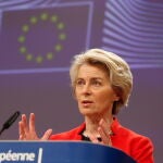 La presidenta de la Comisión Europea, Ursula von der Leyen