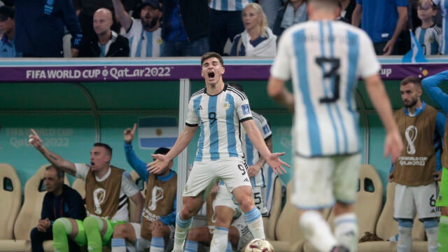Julián Álvarez es la gran estrella de la selección argentina