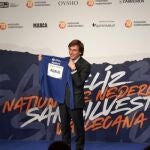 El alcalde de Madrid, José Luis Martínez-Almeida, durante la presentación de la San Silvestre Vallecana