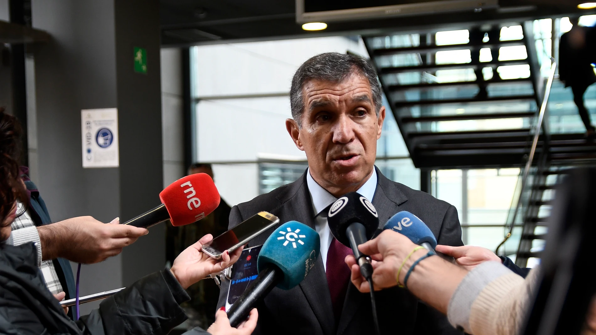 El presidente del Tribunal Superior de Justicia de Andalucía (TSJA), Lorenzo del Río. EFE / Carlos Barba