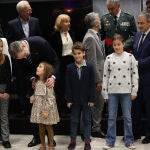 El rey Felipe VI durante el acto de entrega de la XIX edición de los Premios Anuales de la Fundación Víctimas del Terrorismo, este miércoles en el auditorio Mutua Madrileña de Madrid. EFE/ Kiko Huesca.