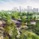 Parque Central en Madrid Nuevo Norte