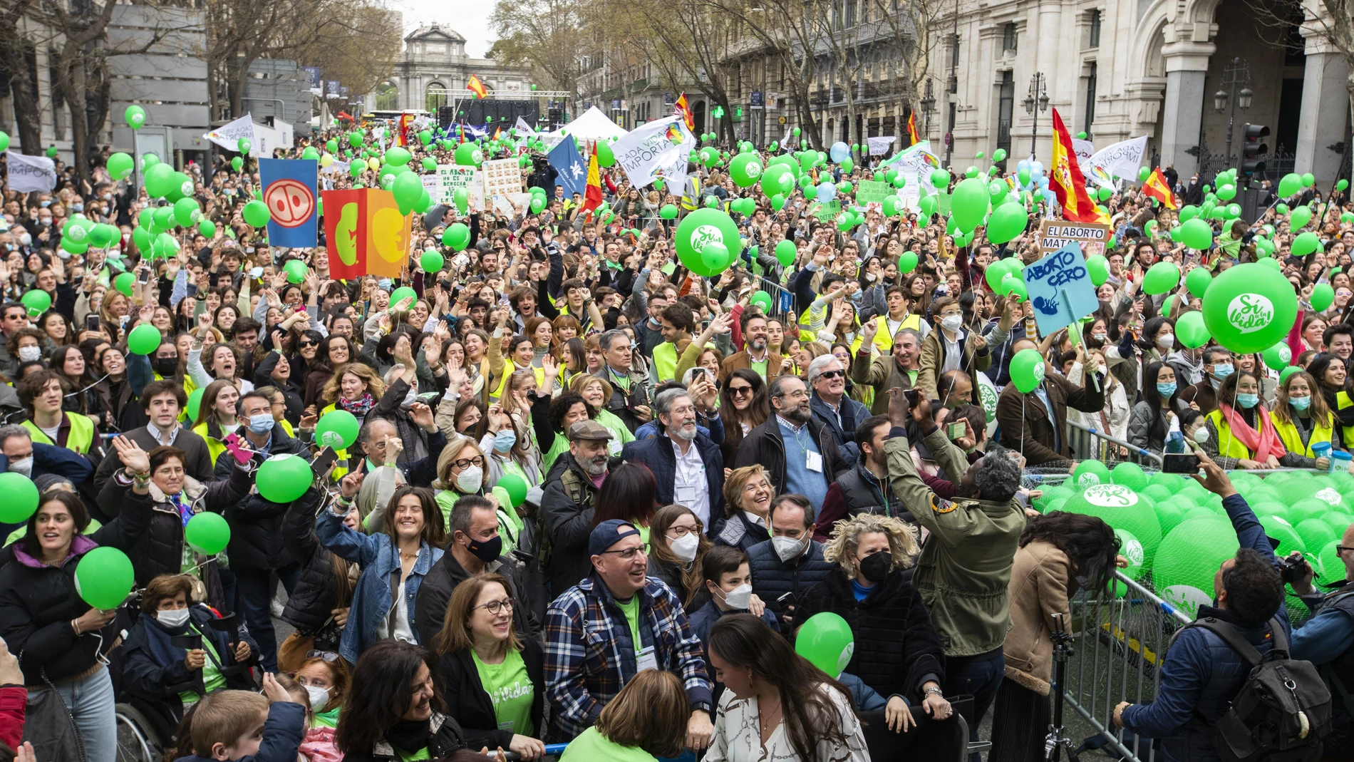 Manifestación contra el aborto
