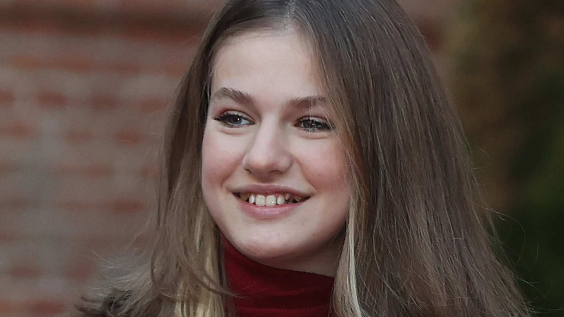 La Princesa Leonor de Borbón llega a la oficina Central de Cruz Roja Española para asistir al encuentro con jovenes voluntarios de Cruz Roja, a 15 de diciembre de 2022, en Madrid (España)