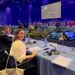 La consejera de Movilidad María Corral en la Conferencia Sectorial para la Transformación Digital