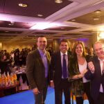 Cena del PPCV, con Carlos Mazón (c), María José Catalá, Miguel Tellado
