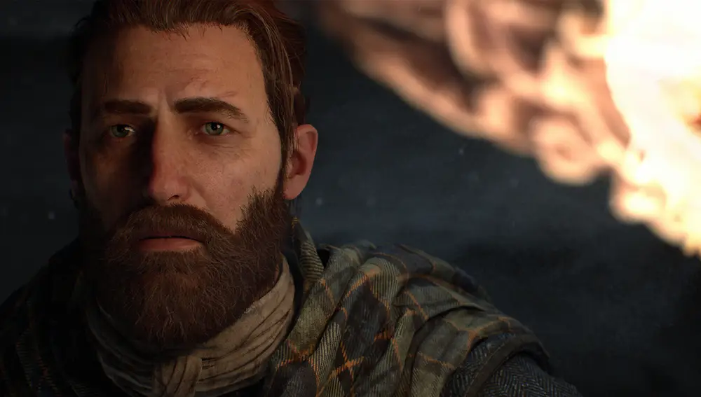 Red, uno de los protagonistas de "Banishers: Ghost of New Eden".