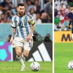 Lionel Messi y Kylian Mbappé, las dos grandes estrellas de la final de la Copa del Mundo