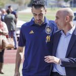 Rubiales y Sergio en una de sus últimas imágenes