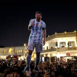Hinchas argentino en Doha