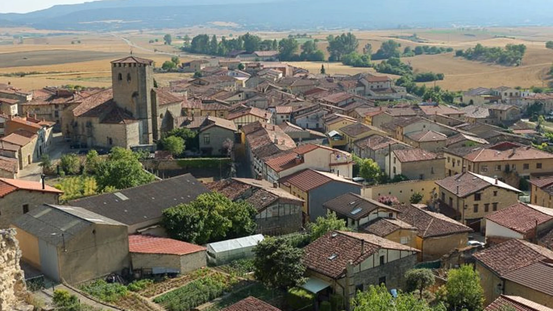Panorámica de Santa Gadea del Cid, en Burgos