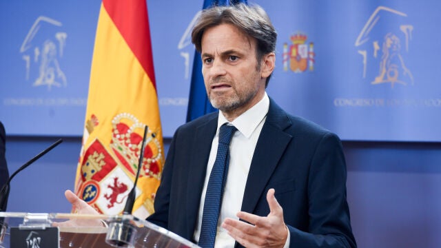 El presidente del grupo parlamentario de Unidas Podemos en el Congreso, Jaume Asens,