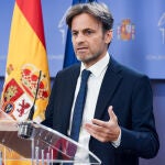 El presidente del grupo parlamentario de Unidas Podemos en el Congreso, Jaume Asens,