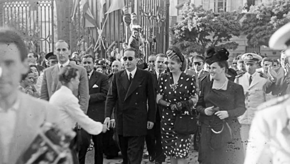 La dirigente argentina con las cigarreras