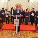 El alcalde de Valladolid, Óscar Puente, hace balance de dos años de gestión de los Fondos Europeo, junto al equipo de Gobierno Municipal