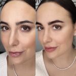 Ivana Rodríguez tras someterse a la micropigmentación de cejas