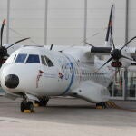 Presentación del avión C295 en las instalaciones de Airbus en Sevilla (San Pablo sur). EFE/José Manuel Vidal