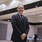 El representante de Compromiso Abogacía, Eugenio Ribón, durante las elecciones a la Junta de Gobierno del Colegio de la Abogacía de Madrid (ICAM), en el Hotel Novotel Madrid Center, a 20 de diciembre de 2022, en Madrid (España).