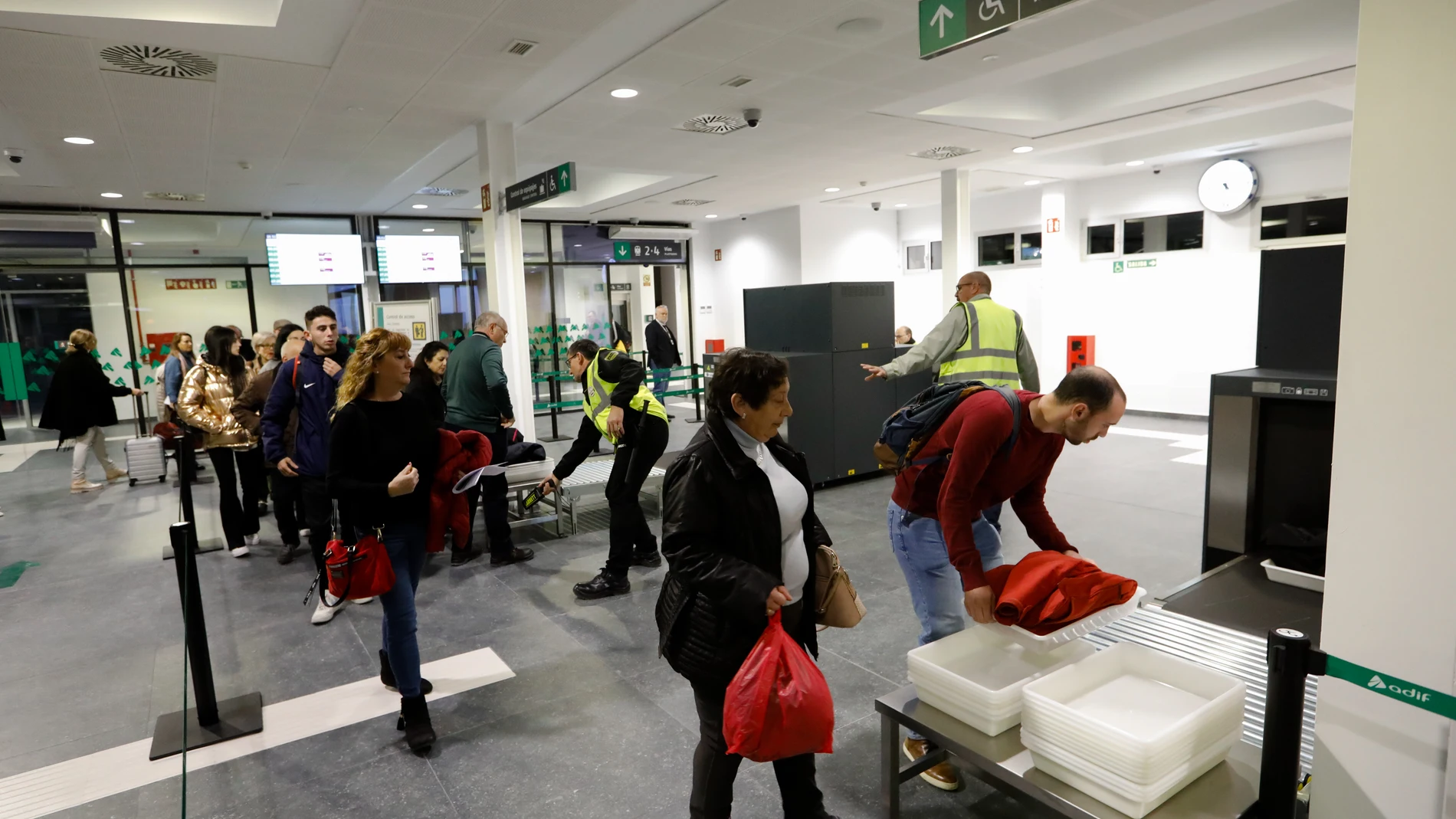 Control de seguridad de un aeropuerto