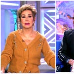 Ana Rosa Quintana y Jorge Javier Vázquez este miércoles en 'El Programa de Ana Rosa'
