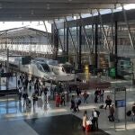 AVE en la estación de tren María Zambrano de Málaga. RENFE