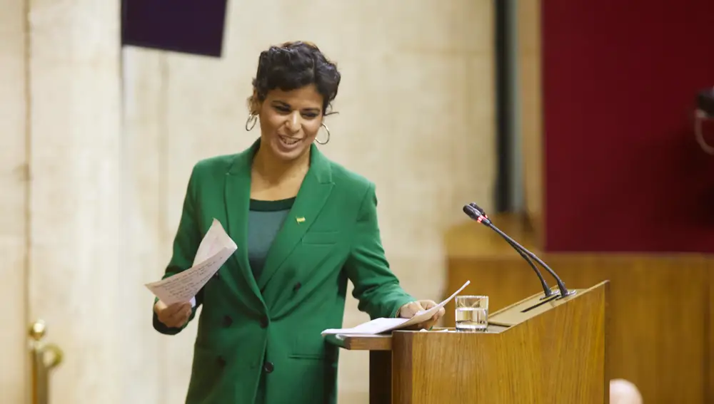 La portavoz del Grupo Mixto-AdelanteAndalucía, Teresa Rodríguez. Joaquín Corchero / Europa Press