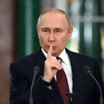El presidente ruso, Vladimir Putin, durante una rueda de prensa el pasado 21 de diciembre en el Kremlin