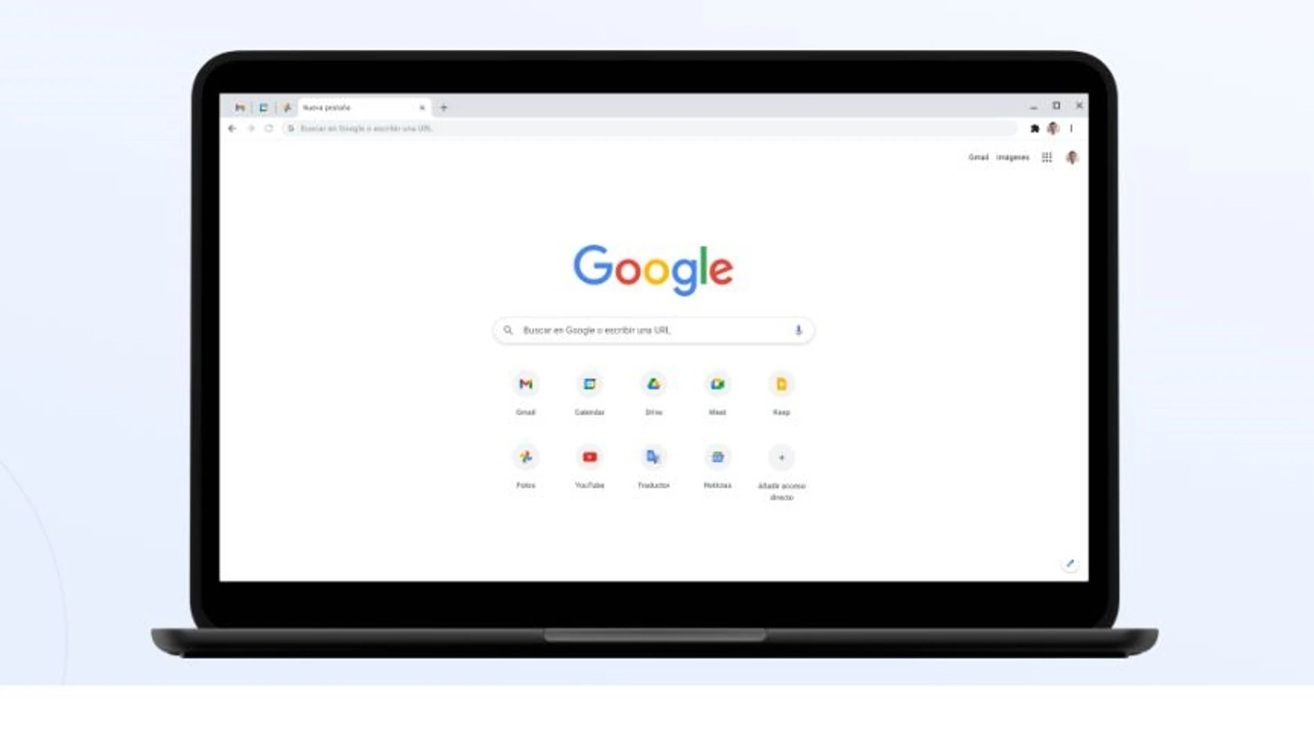 El buscador de Google.