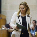 La consejera de Economía y Hacienda de la Junta de Andalucía, Carolina España
