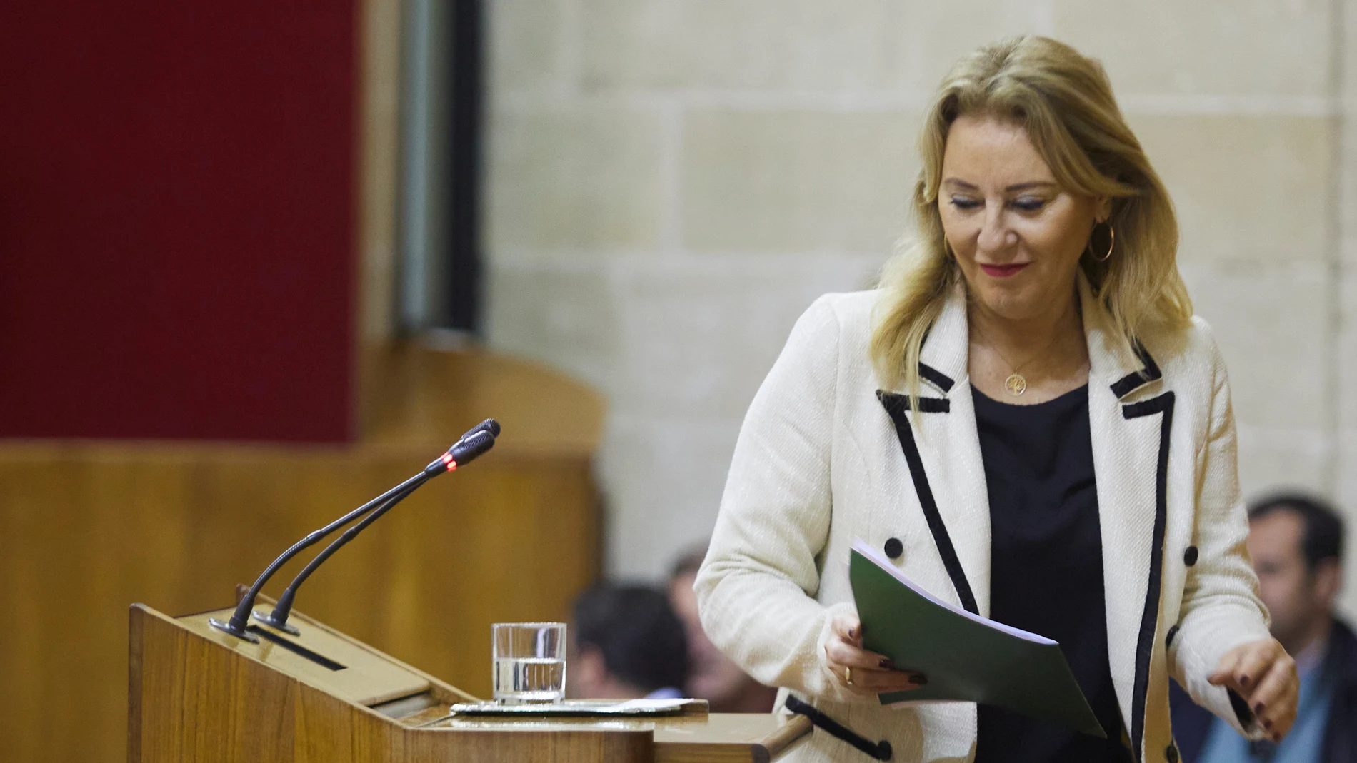 La consejera de Economía y Hacienda de la Junta de Andalucía, Carolina España