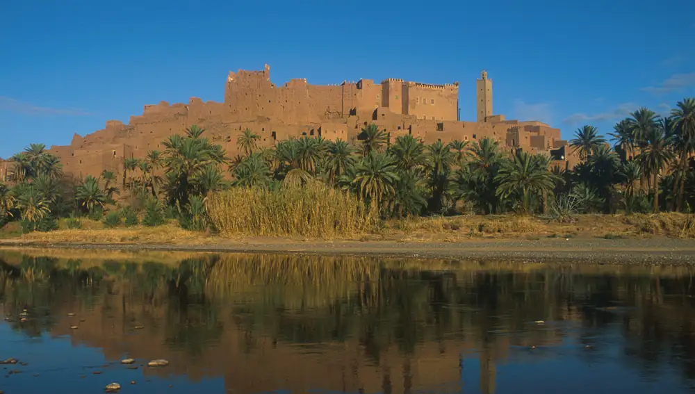 Kasbah de Tifoultoute, cerca del río Draa