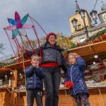 Una madre con sus hijos ucranianos acogidos en Segovia