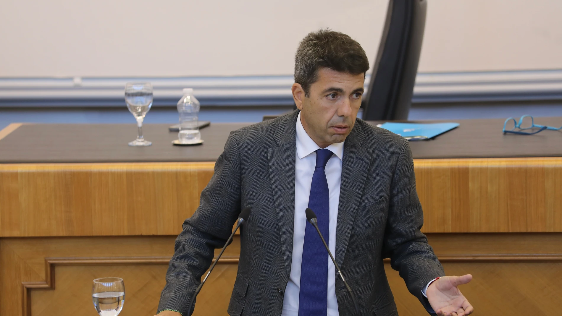 El presidente de la Diputación de Alicante, Carlos Mazón