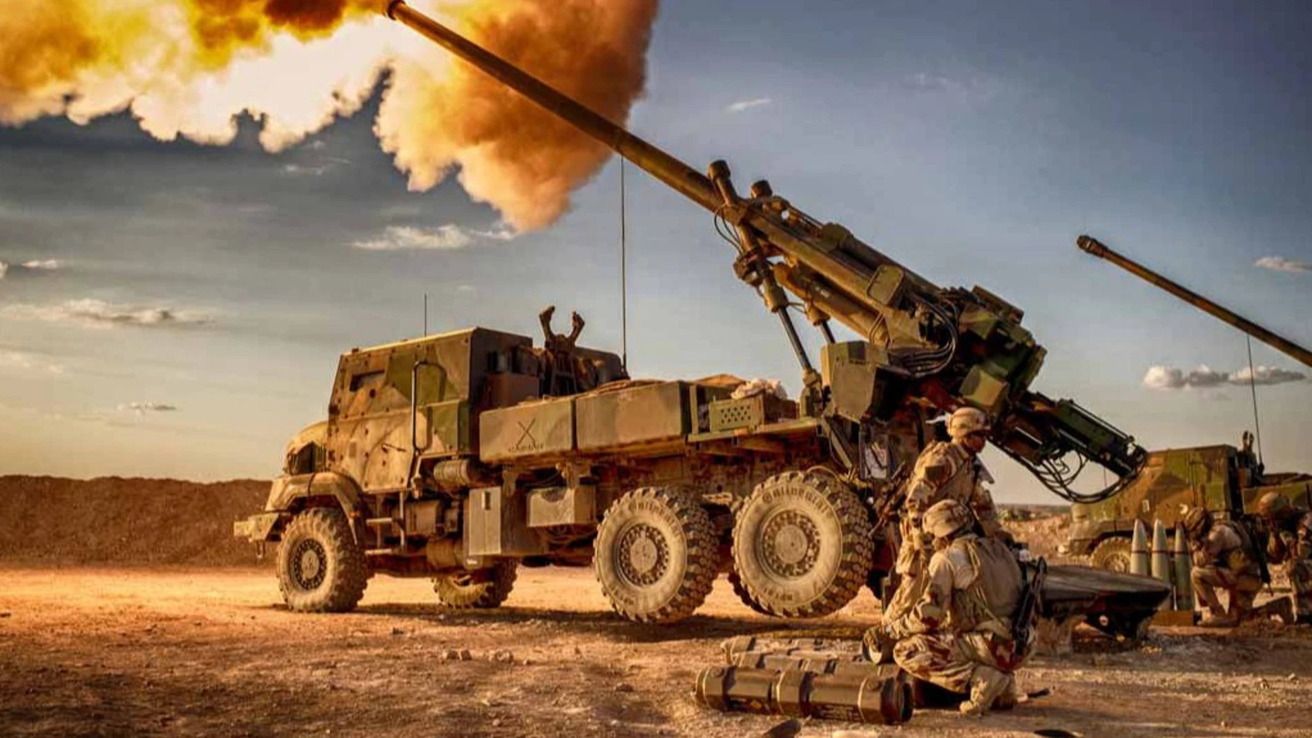 Obus autopropulsado Caesar del Ejército francés