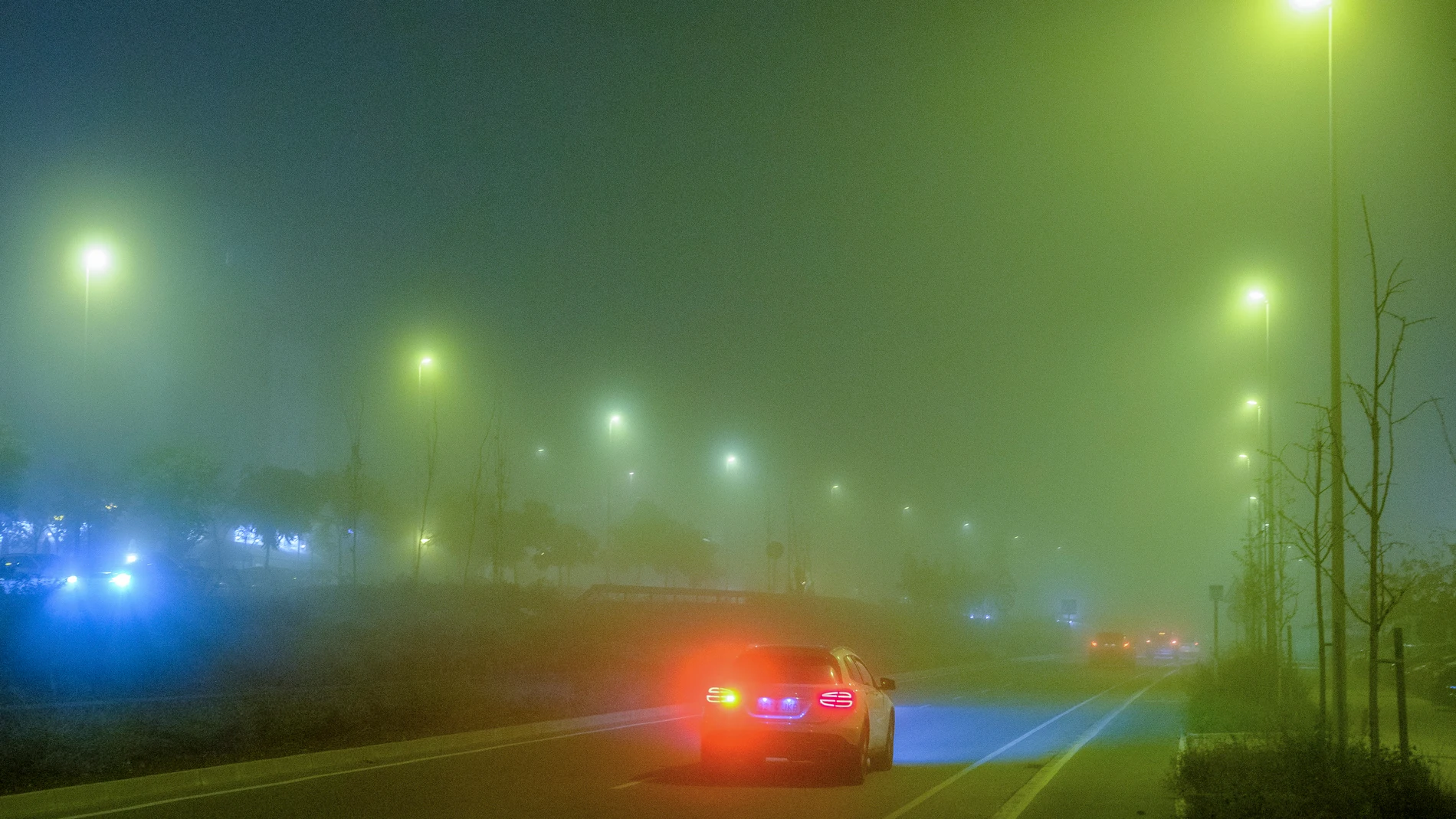 Manto de niebla sobre Sevilla