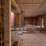 Detalle de las obras de viviendas que la Junta está construyendo para jóvenes en el centro de Sevilla