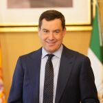 El presidente de la Junta de Andalucía, Juanma Moreno