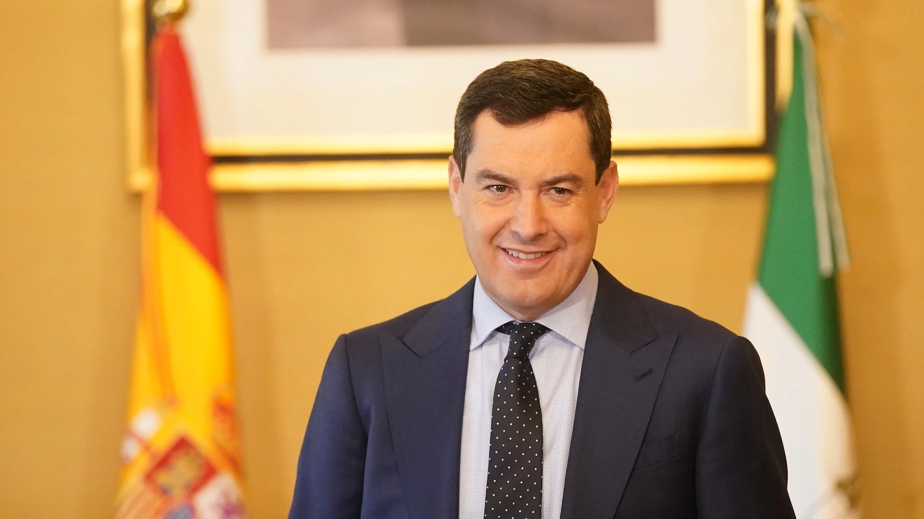 El presidente de la Junta de Andalucía, Juanma Moreno