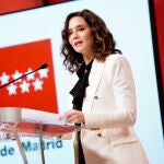 La presidenta de la Comunidad de Madrid, Isabel Díaz Ayuso