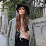 Rocío Osorno con conjunto de Zara.