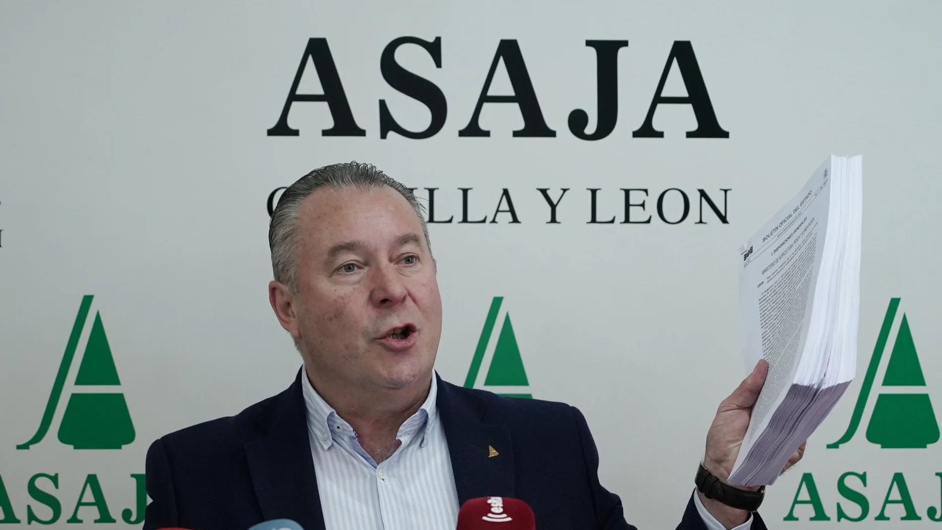 Donaciano Dujo, presidente de Asaja en Castilla y León, es optimista de cara al futuro