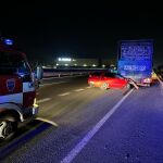 Accidente de tráfico en una imagen del 112