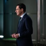El presidente de la Junta de Andalucía, Juanma Moreno