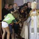 Papa Benedicto en España.