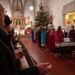 Misa en su honor en la iglesia de Marktl, su pueblo natal