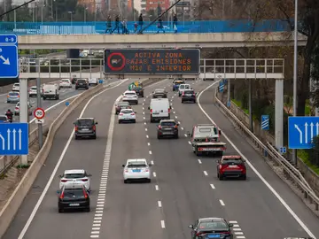 Imagen de la M-30 de Madrid Imagen de la M-30 de Madrid